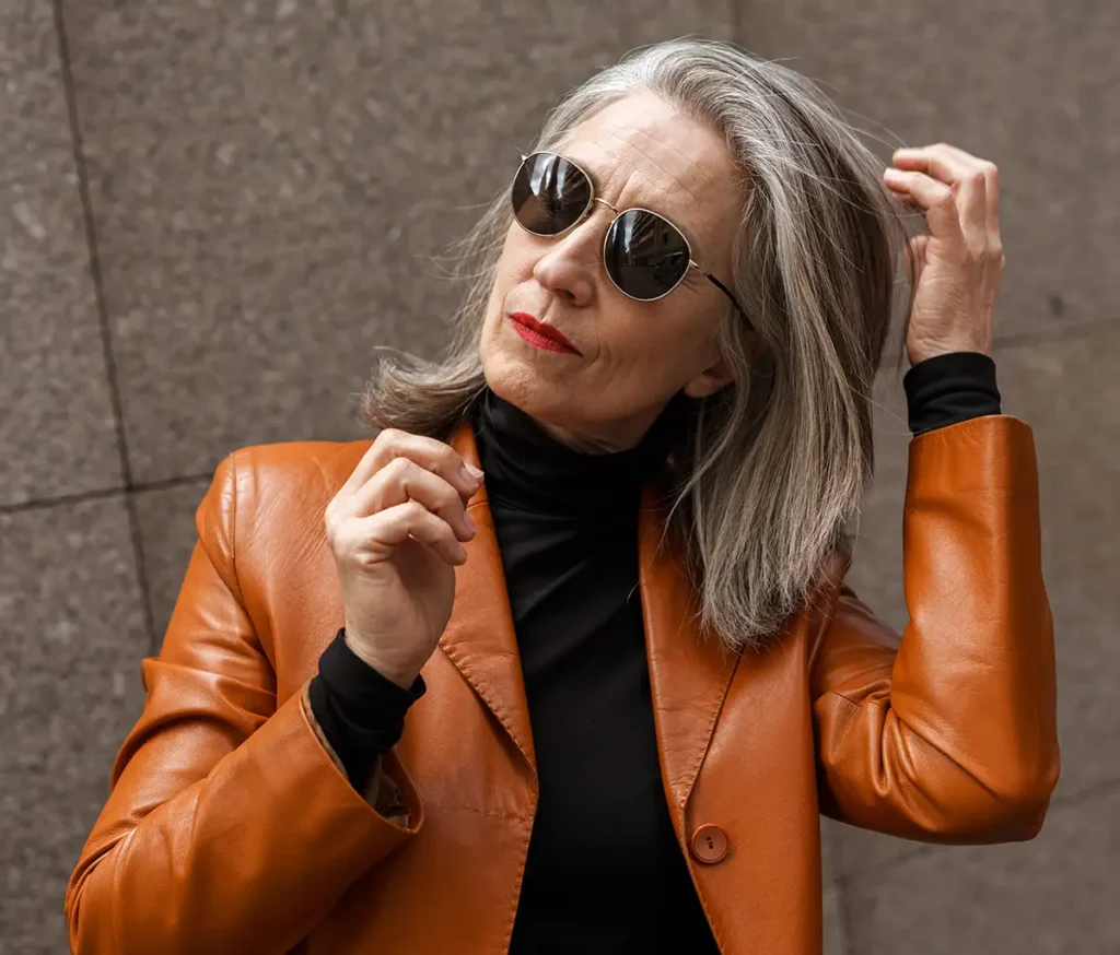 look femme 50 ans moderne et tendance
